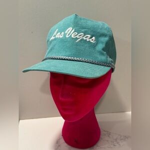 Teal Vintage Las Vegas Cap